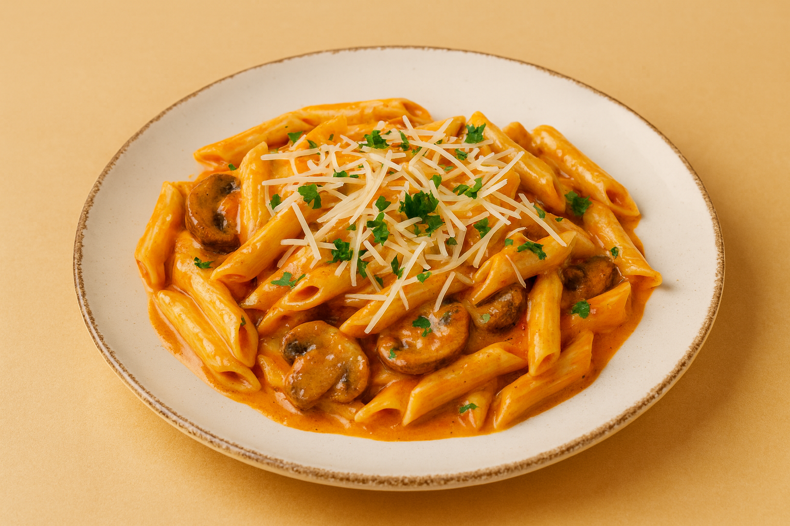 Tuvängens-lunch-catering-event-restaurang-oxfile-pasta-parmesantost-champinjoner